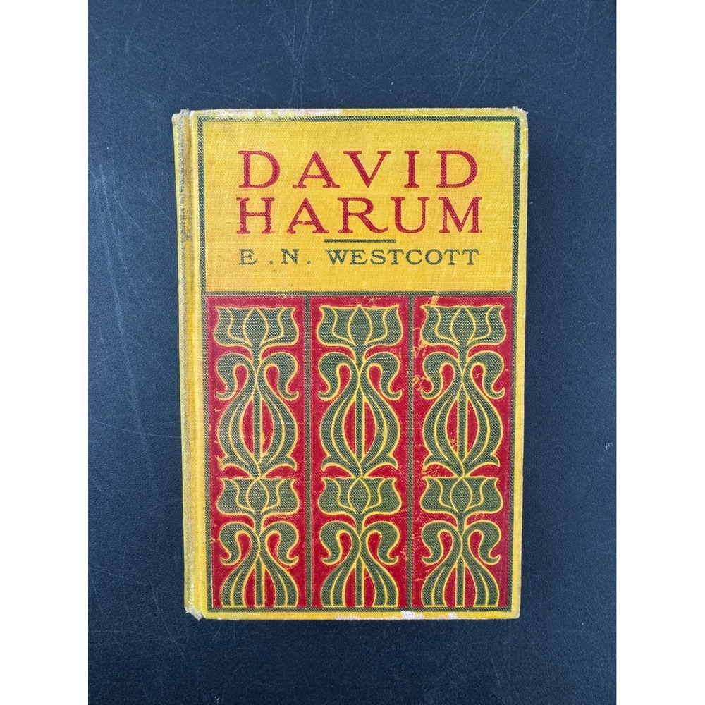 David Harum A Story‎ of American Life E.N. Westcott 1905 Antique w/ Ephemera
